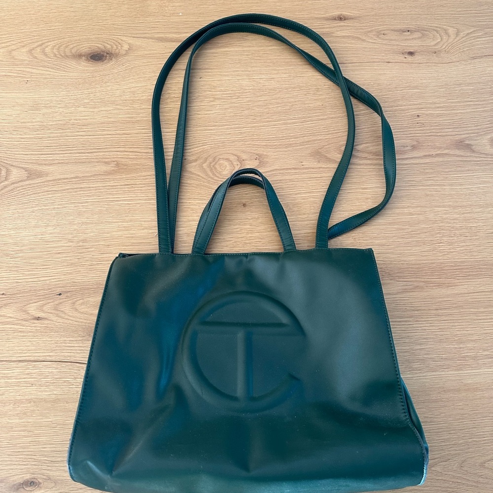 Telfar Dark Green medium Tote Bag